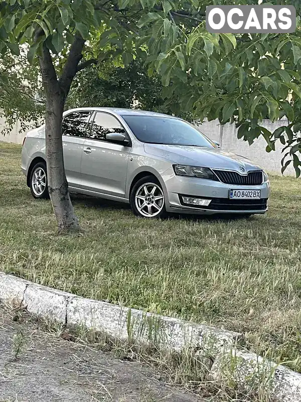 Ліфтбек Skoda Rapid 2013 1.6 л. Ручна / Механіка обл. Закарпатська, Мукачево - Фото 1/7