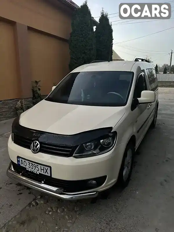 Мінівен Volkswagen Caddy 2013 2 л. Автомат обл. Закарпатська, Ужгород - Фото 1/9