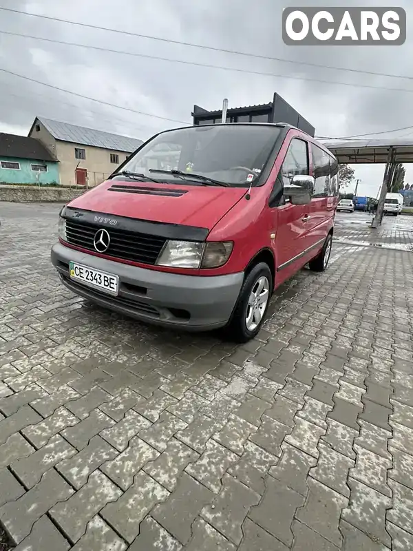 Мінівен Mercedes-Benz Vito 2001 2.15 л. Ручна / Механіка обл. Чернівецька, Хотин - Фото 1/12