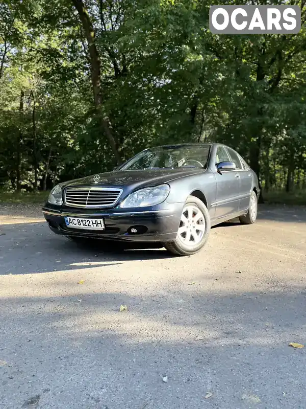 Седан Mercedes-Benz S-Class 2000 3.22 л. Автомат обл. Волынская, Горохов - Фото 1/21