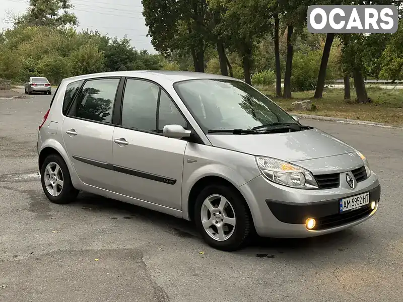 Мінівен Renault Scenic 2005 1.6 л. Ручна / Механіка обл. Житомирська, Звягель - Фото 1/21