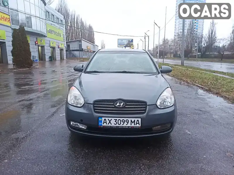 Седан Hyundai Accent 2008 1.4 л. Ручна / Механіка обл. Харківська, Харків - Фото 1/7