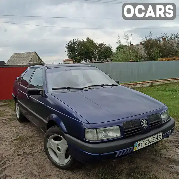 Седан Volkswagen Passat 1989 1.6 л. Ручна / Механіка обл. Волинська, Ратне - Фото 1/16