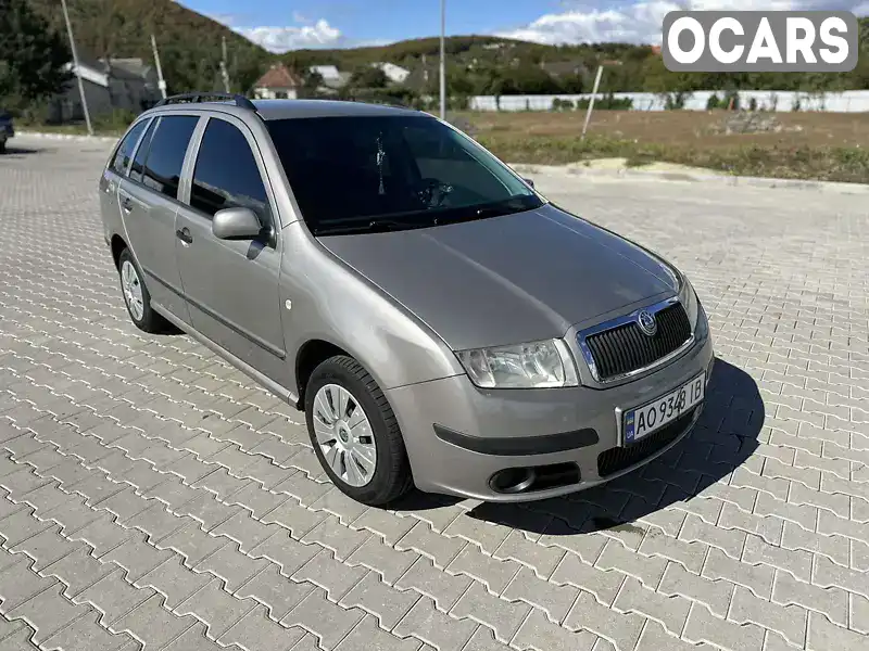 Универсал Skoda Fabia 2007 1.39 л. Ручная / Механика обл. Закарпатская, Мукачево - Фото 1/12