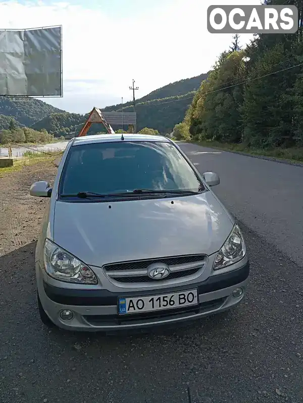 Хэтчбек Hyundai Getz 2008 1.4 л. Ручная / Механика обл. Закарпатская, Межгорье - Фото 1/17