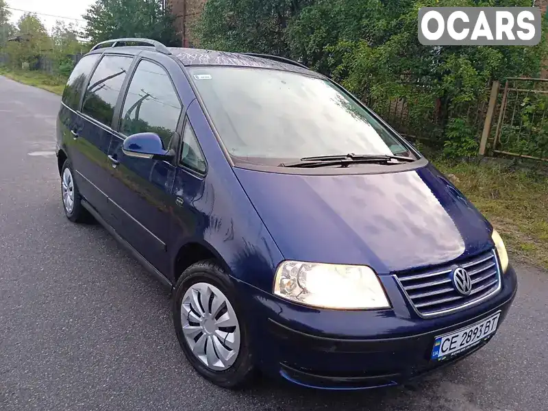 Мінівен Volkswagen Sharan 2004 1.9 л. Ручна / Механіка обл. Чернівецька, Чернівці - Фото 1/21