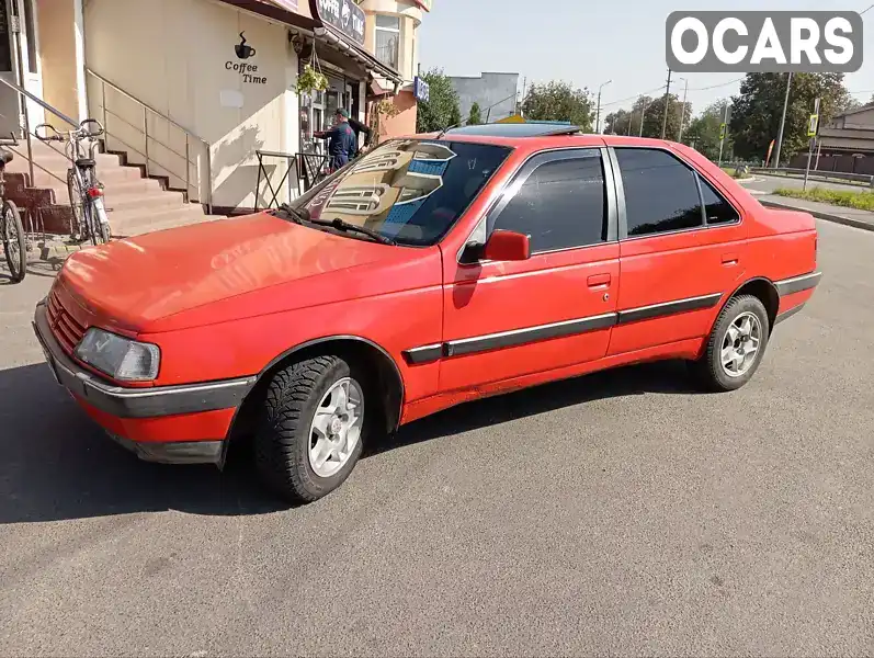 Седан Peugeot 405 1989 1.91 л. Ручная / Механика обл. Хмельницкая, Летичев - Фото 1/8