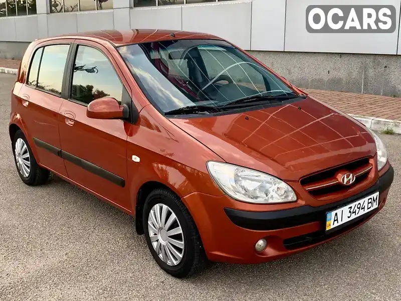 Хетчбек Hyundai Getz 2008 1.4 л. Ручна / Механіка обл. Київська, Біла Церква - Фото 1/21