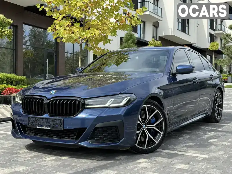 Седан BMW 5 Series 2021 3 л. Автомат обл. Закарпатська, Ужгород - Фото 1/21