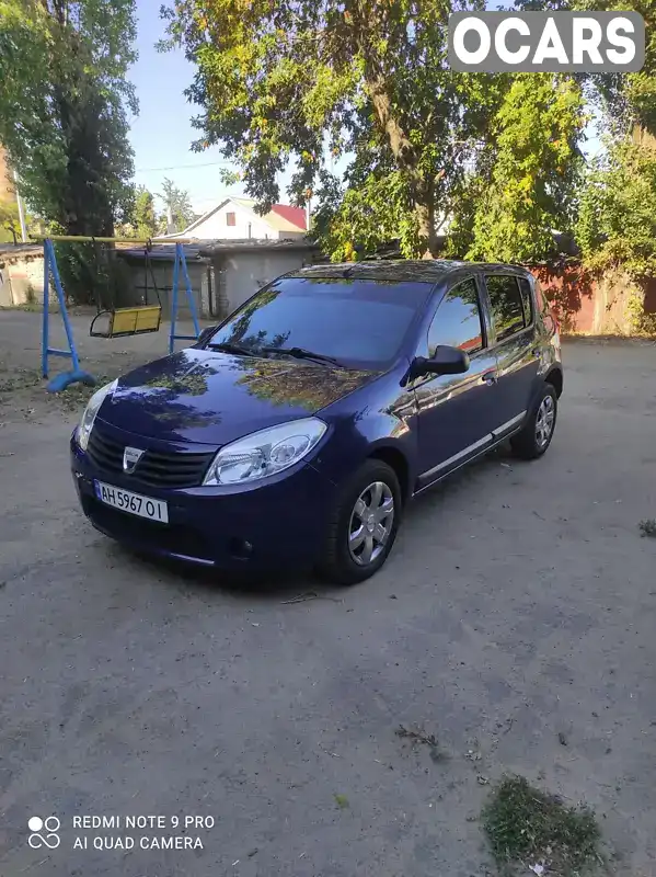 Хетчбек Dacia Sandero 2009 1.1 л. Ручна / Механіка обл. Дніпропетровська, Павлоград - Фото 1/19