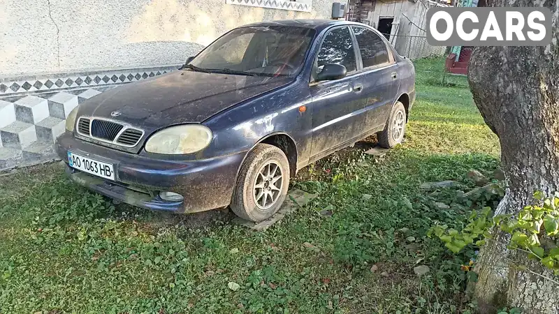 Седан Daewoo Lanos 2002 1.5 л. Ручная / Механика обл. Закарпатская, location.city.nyzhnii_studenyi - Фото 1/8