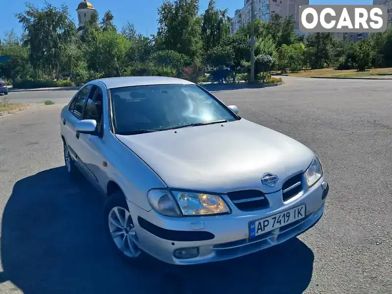 Седан Nissan Almera 2001 1.5 л. Ручная / Механика обл. Запорожская, Запорожье - Фото 1/12