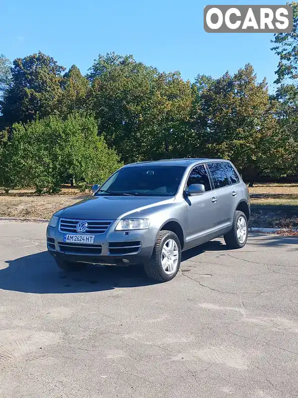 Позашляховик / Кросовер Volkswagen Touareg 2002 3.19 л. Автомат обл. Житомирська, Коростень - Фото 1/12