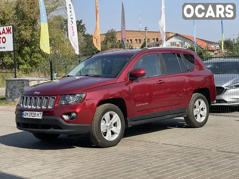 Позашляховик / Кросовер Jeep Compass 2016 2.4 л. Автомат обл. Житомирська, Бердичів - Фото 1/21