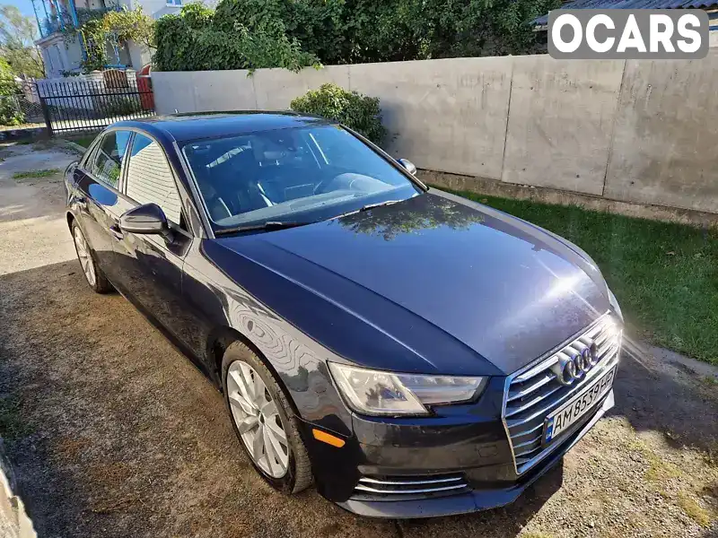 Седан Audi A4 2017 1.98 л. Ручна / Механіка обл. Житомирська, Звягель - Фото 1/9