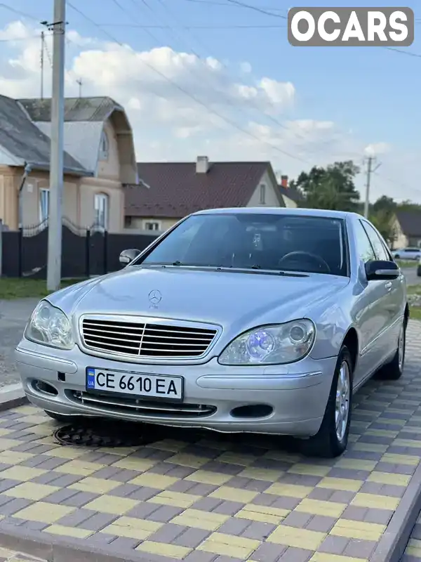 Седан Mercedes-Benz S-Class 2001 3.22 л. Типтроник обл. Черновицкая, Черновцы - Фото 1/21