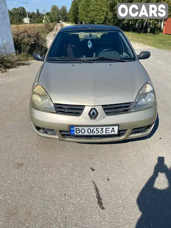 Седан Renault Clio Symbol 2007 1.4 л. Ручная / Механика обл. Тернопольская, location.city.vyshnivets - Фото 1/10