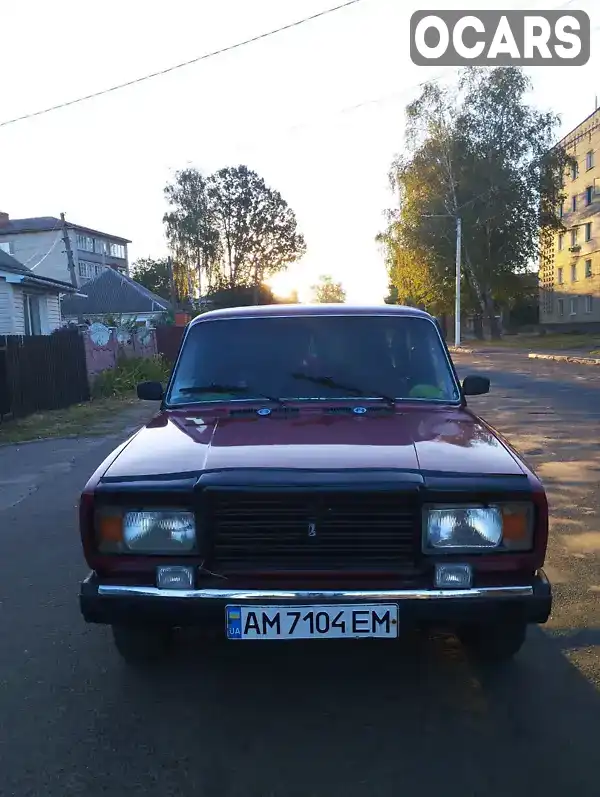 Седан ВАЗ / Lada 2107 2006 1.45 л. Ручная / Механика обл. Житомирская, Овруч - Фото 1/8