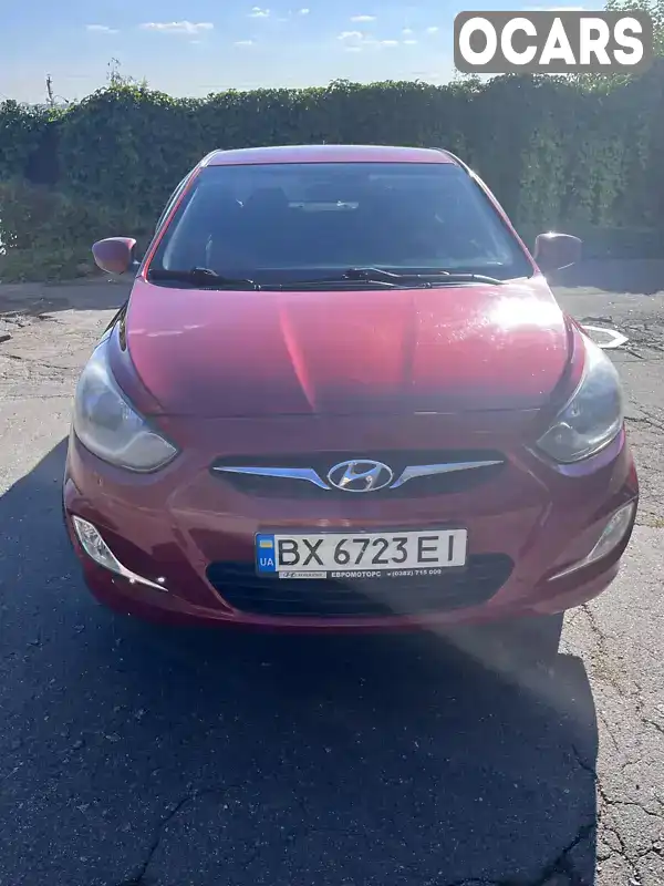 Седан Hyundai Accent 2012 1.4 л. Автомат обл. Хмельницкая, Хмельницкий - Фото 1/5