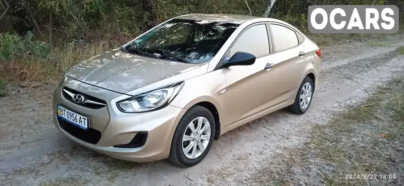 Седан Hyundai Accent 2011 1.4 л. Ручная / Механика обл. Полтавская, Кобеляки - Фото 1/21