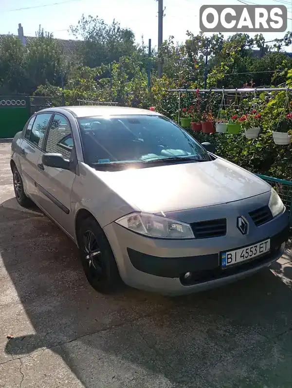 Седан Renault Megane 2004 1.6 л. Ручна / Механіка обл. Полтавська, Полтава - Фото 1/5