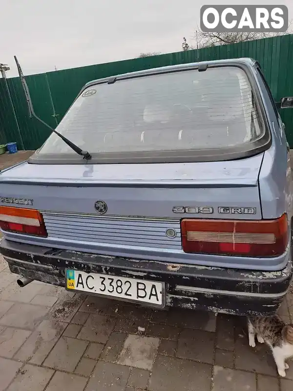 Хетчбек Peugeot 309 1988 1.9 л. Ручна / Механіка обл. Волинська, Нововолинськ - Фото 1/8