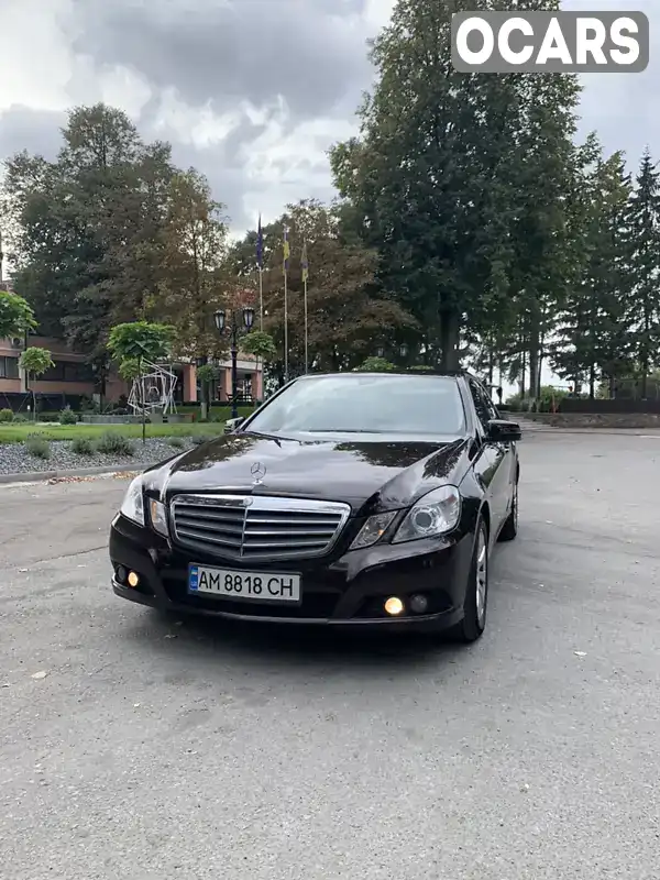 Седан Mercedes-Benz E-Class 2009 2.14 л. Автомат обл. Житомирська, Звягель - Фото 1/13