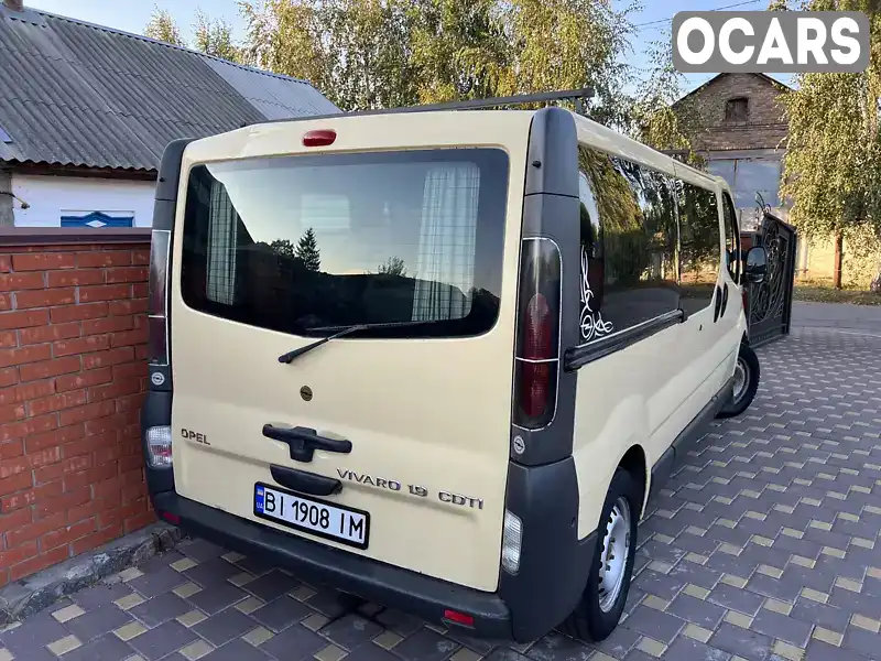 Мінівен Opel Vivaro 2004 1.87 л. обл. Полтавська, Кобеляки - Фото 1/21