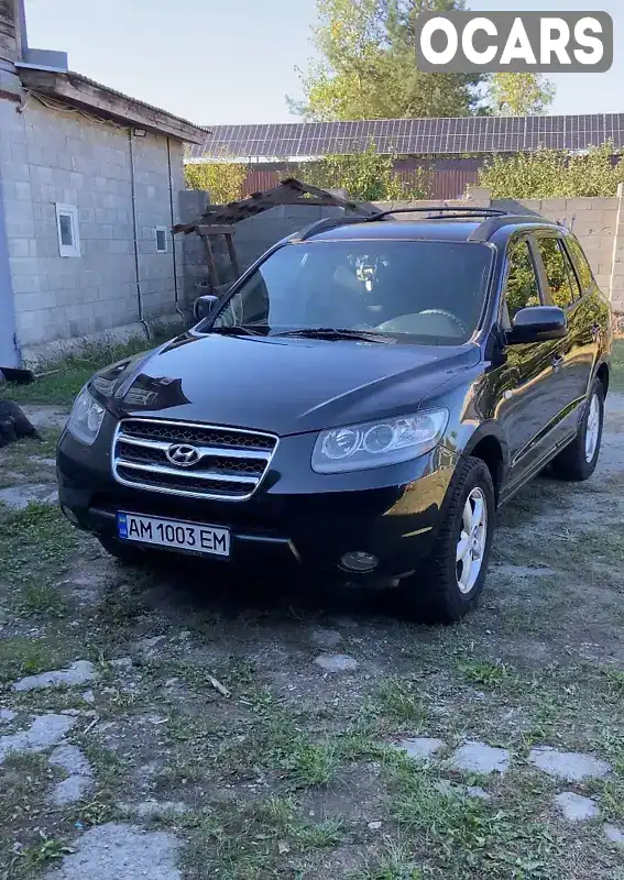 Позашляховик / Кросовер Hyundai Santa FE 2006 2.2 л. Автомат обл. Житомирська, Житомир - Фото 1/15