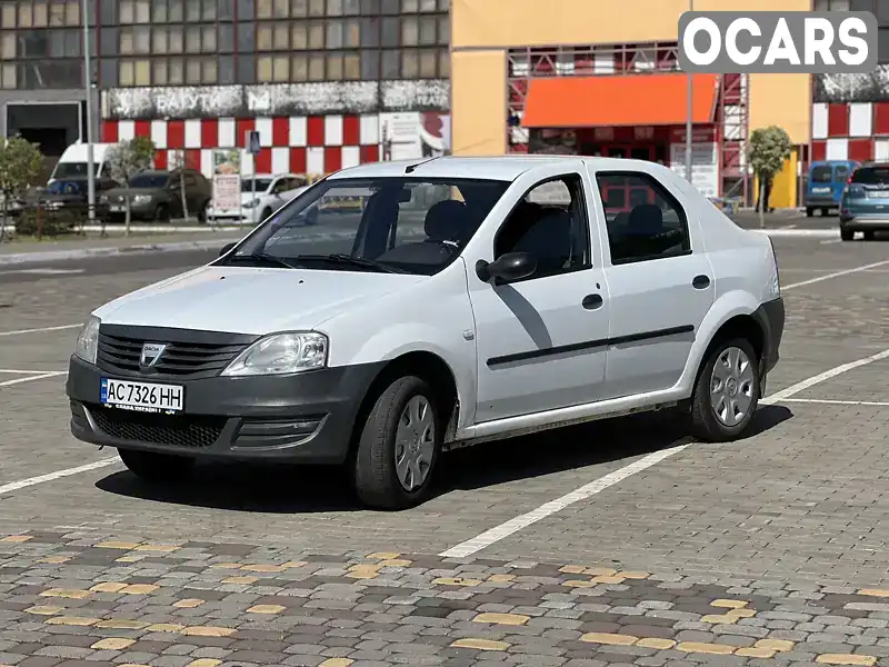 Седан Dacia Logan 2010 1.39 л. Ручна / Механіка обл. Волинська, Луцьк - Фото 1/13