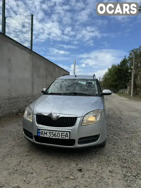 Микровэн Skoda Roomster 2008 1.2 л. Ручная / Механика обл. Житомирская, Коростышев - Фото 1/21