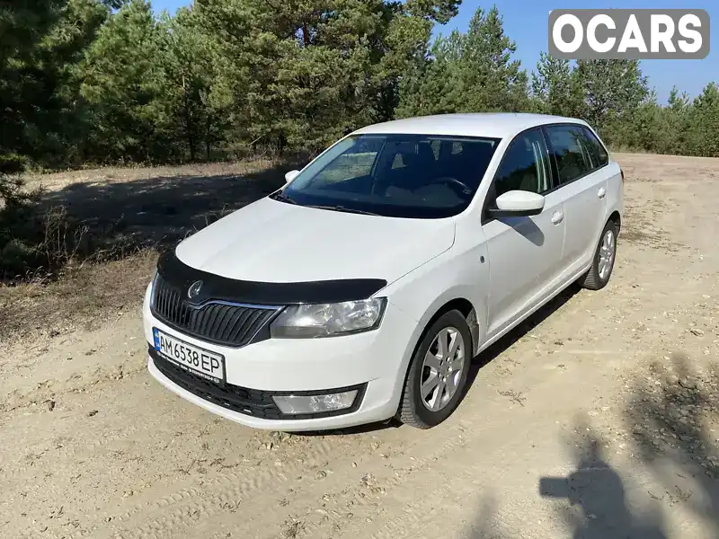 Хетчбек Skoda Rapid 2013 1.6 л. Автомат обл. Житомирська, location.city.irshansk - Фото 1/17