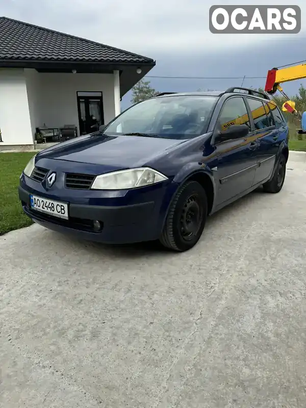 Универсал Renault Megane 2004 1.6 л. Ручная / Механика обл. Закарпатская, Ужгород - Фото 1/11