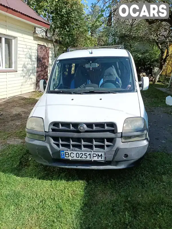 Мінівен Fiat Doblo 2001 1.91 л. Ручна / Механіка обл. Львівська, Борислав - Фото 1/12