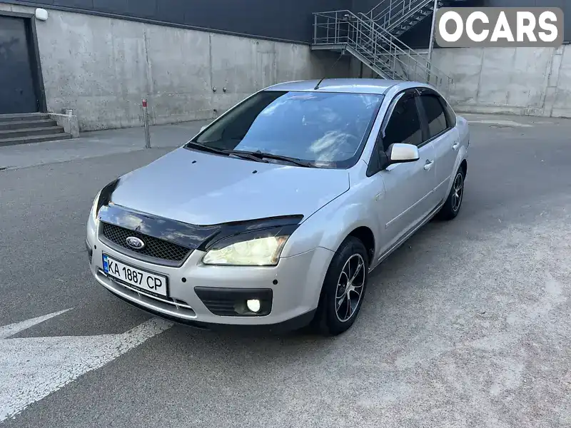 Седан Ford Focus 2007 1.6 л. Автомат обл. Киевская, Вышневое - Фото 1/15