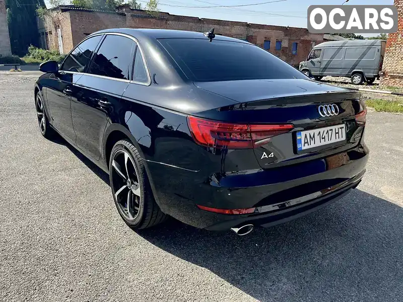 Седан Audi A4 2016 2 л. Автомат обл. Житомирська, Житомир - Фото 1/21