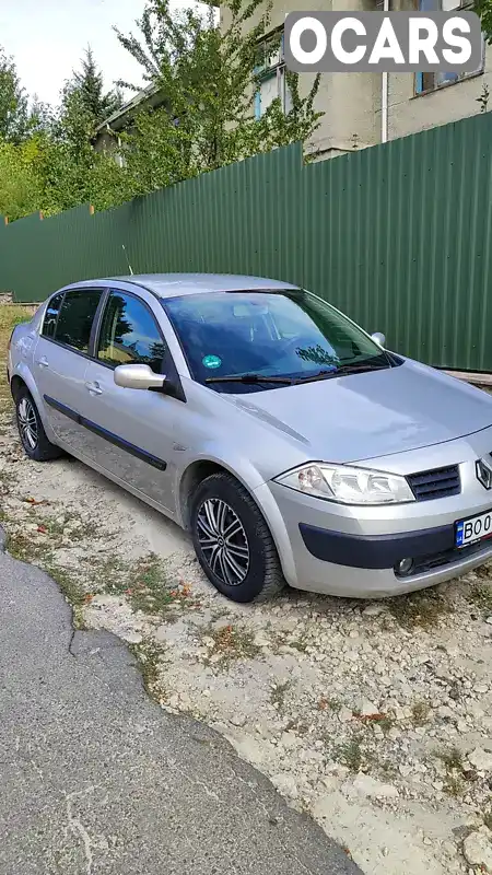 Седан Renault Megane 2005 1.6 л. Ручная / Механика обл. Тернопольская, Зборов - Фото 1/8