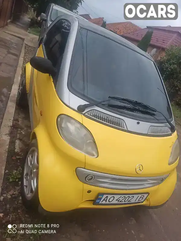 Кабриолет Smart Fortwo 2002 null_content л. обл. Закарпатская, Берегово - Фото 1/5