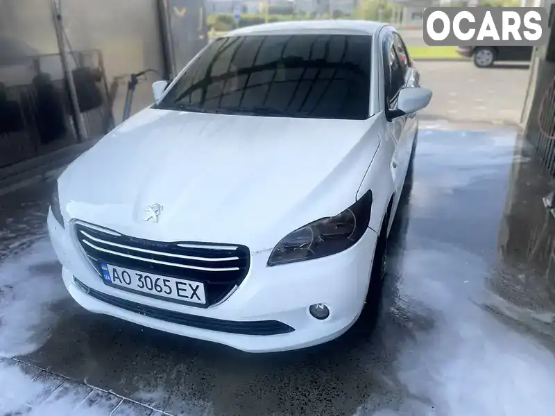 Седан Peugeot 301 2013 1.6 л. Ручна / Механіка обл. Закарпатська, Ужгород - Фото 1/9