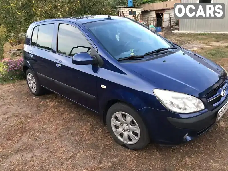 Хетчбек Hyundai Getz 2008 1.4 л. Ручна / Механіка обл. Черкаська, Черкаси - Фото 1/12