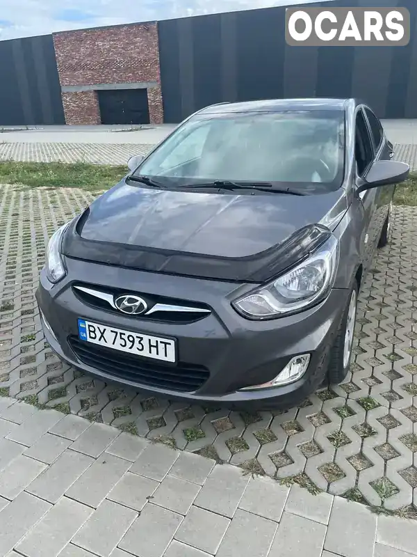 Седан Hyundai Accent 2013 1.4 л. Ручна / Механіка обл. Хмельницька, Хмельницький - Фото 1/12