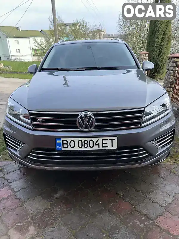 Позашляховик / Кросовер Volkswagen Touareg 2017 2.97 л. Автомат обл. Тернопільська, Бережани - Фото 1/13