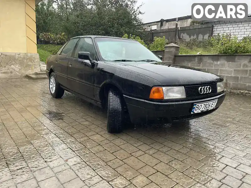 Седан Audi 80 1989 1.8 л. Ручна / Механіка обл. Тернопільська, Кременець - Фото 1/16