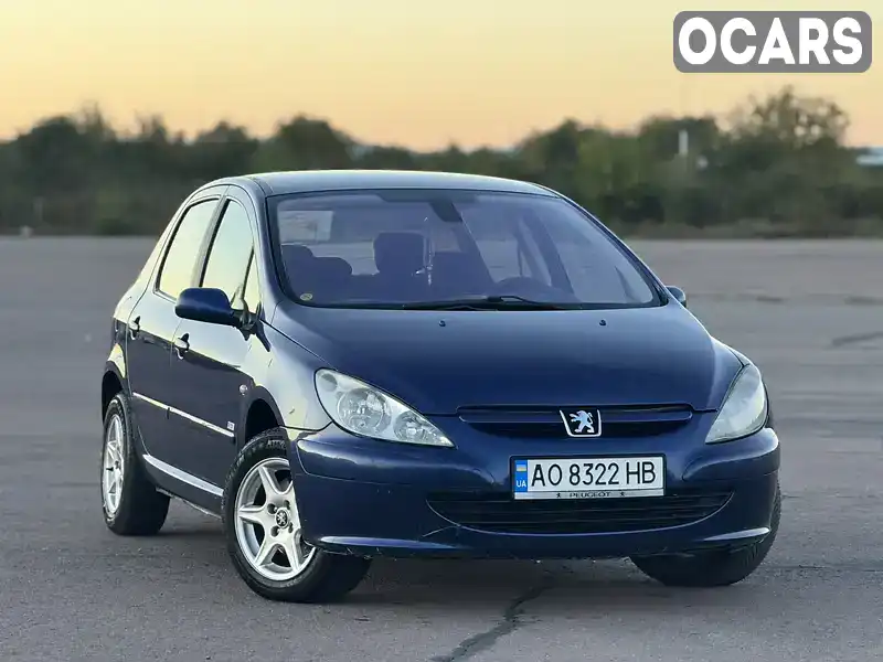 Хетчбек Peugeot 307 2001 1.59 л. Ручна / Механіка обл. Закарпатська, Ужгород - Фото 1/14