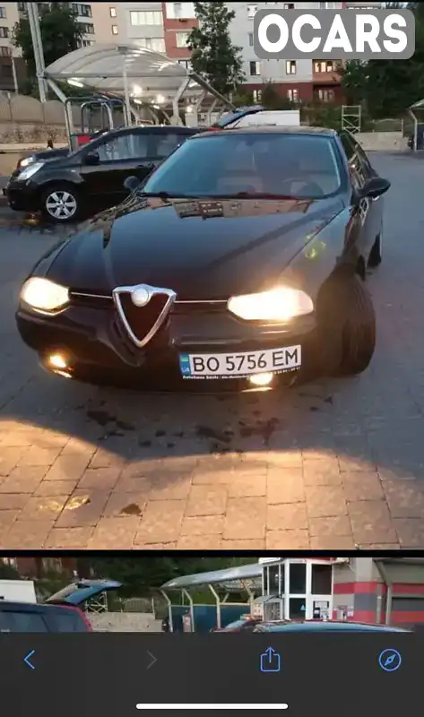 Седан Alfa Romeo 156 2002 1.97 л. Ручная / Механика обл. Черновицкая, Черновцы - Фото 1/3