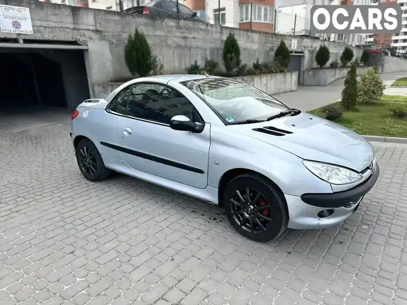 Кабриолет Peugeot 206 2002 1.59 л. Ручная / Механика обл. Тернопольская, Тернополь - Фото 1/21